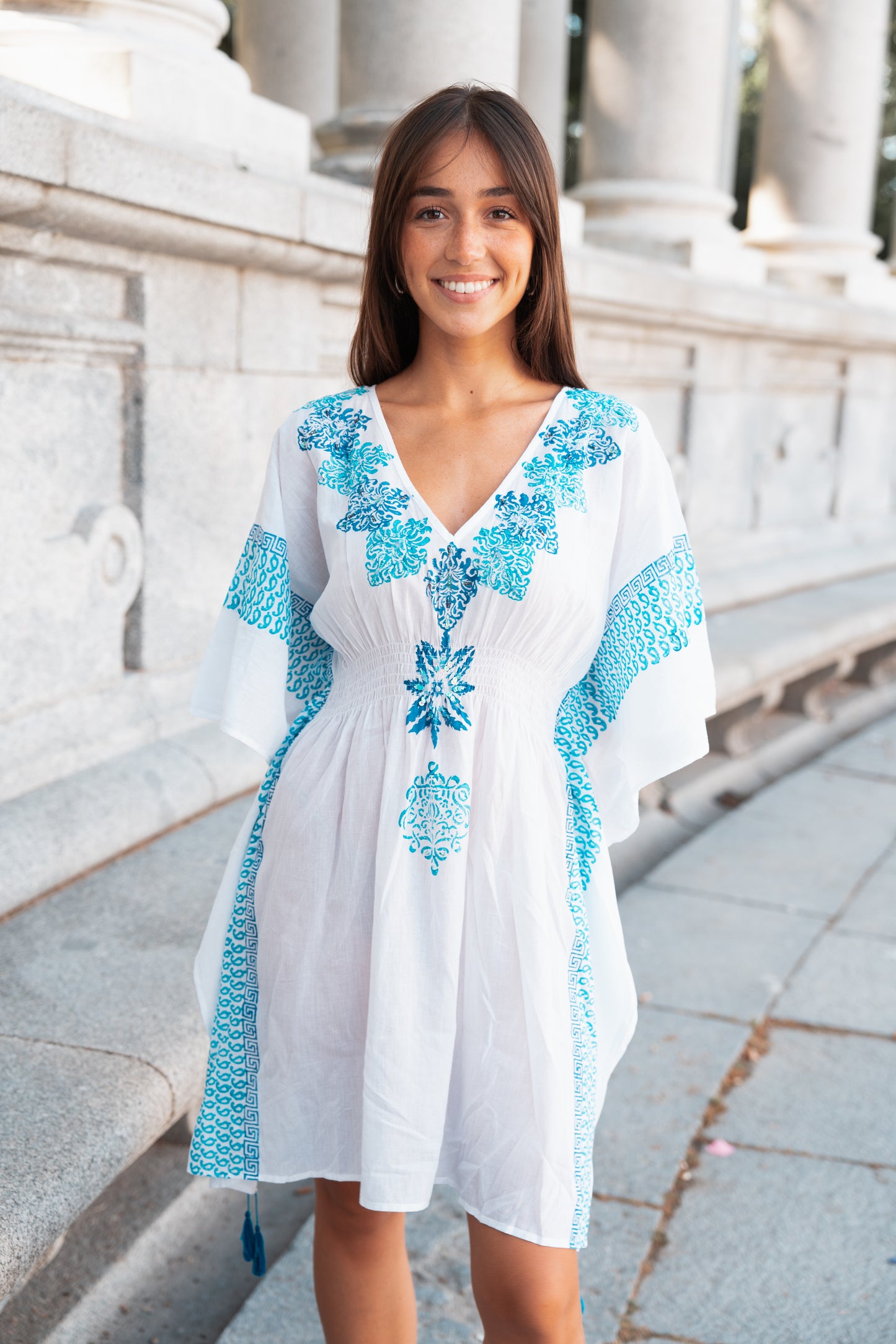 Santorini Azul: VZG Kaftan- Paquete de 2 (16€/Cada Unidad)