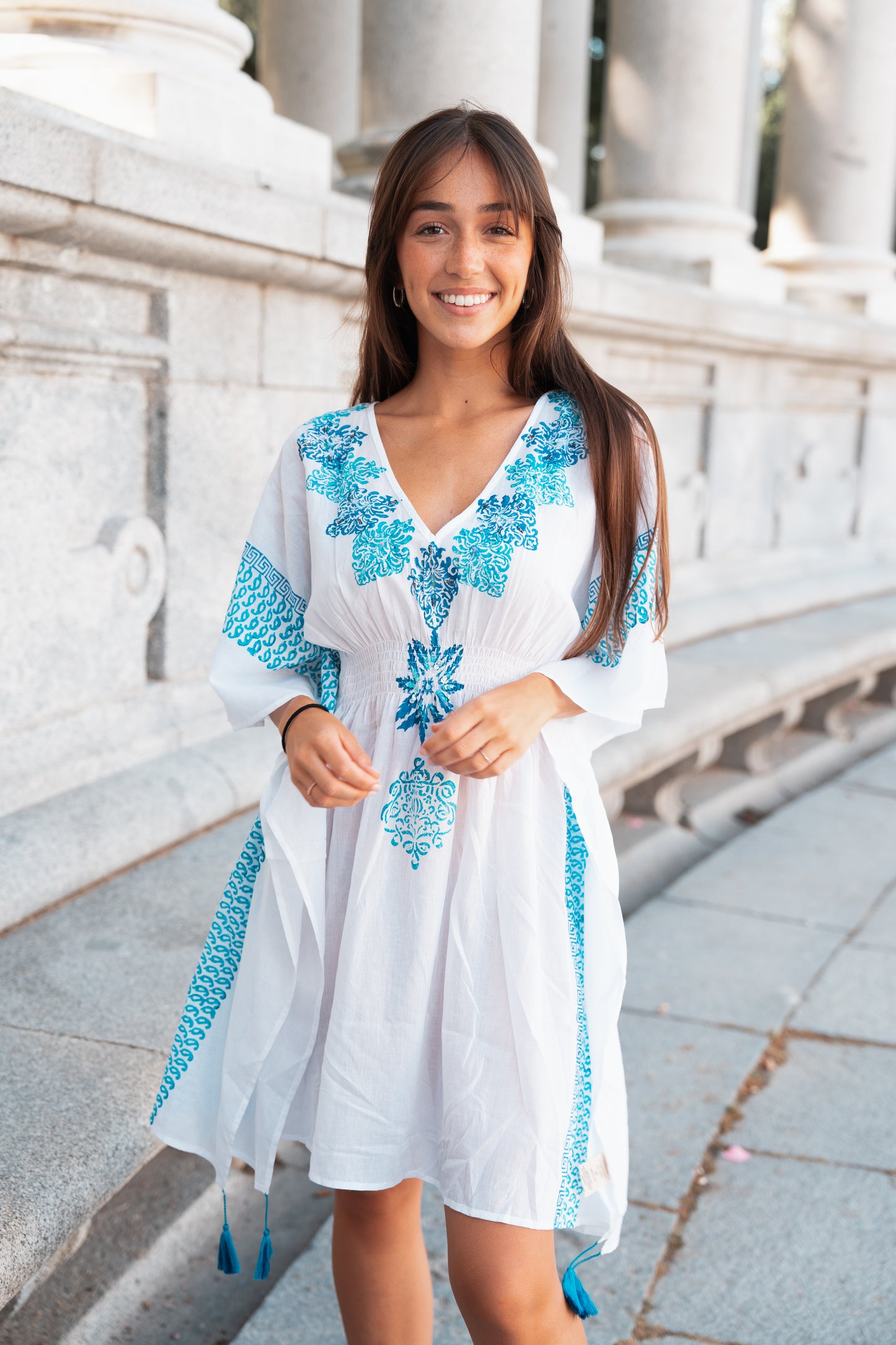 Santorini Azul: VZG Kaftan- Paquete de 2 (16€/Cada Unidad)