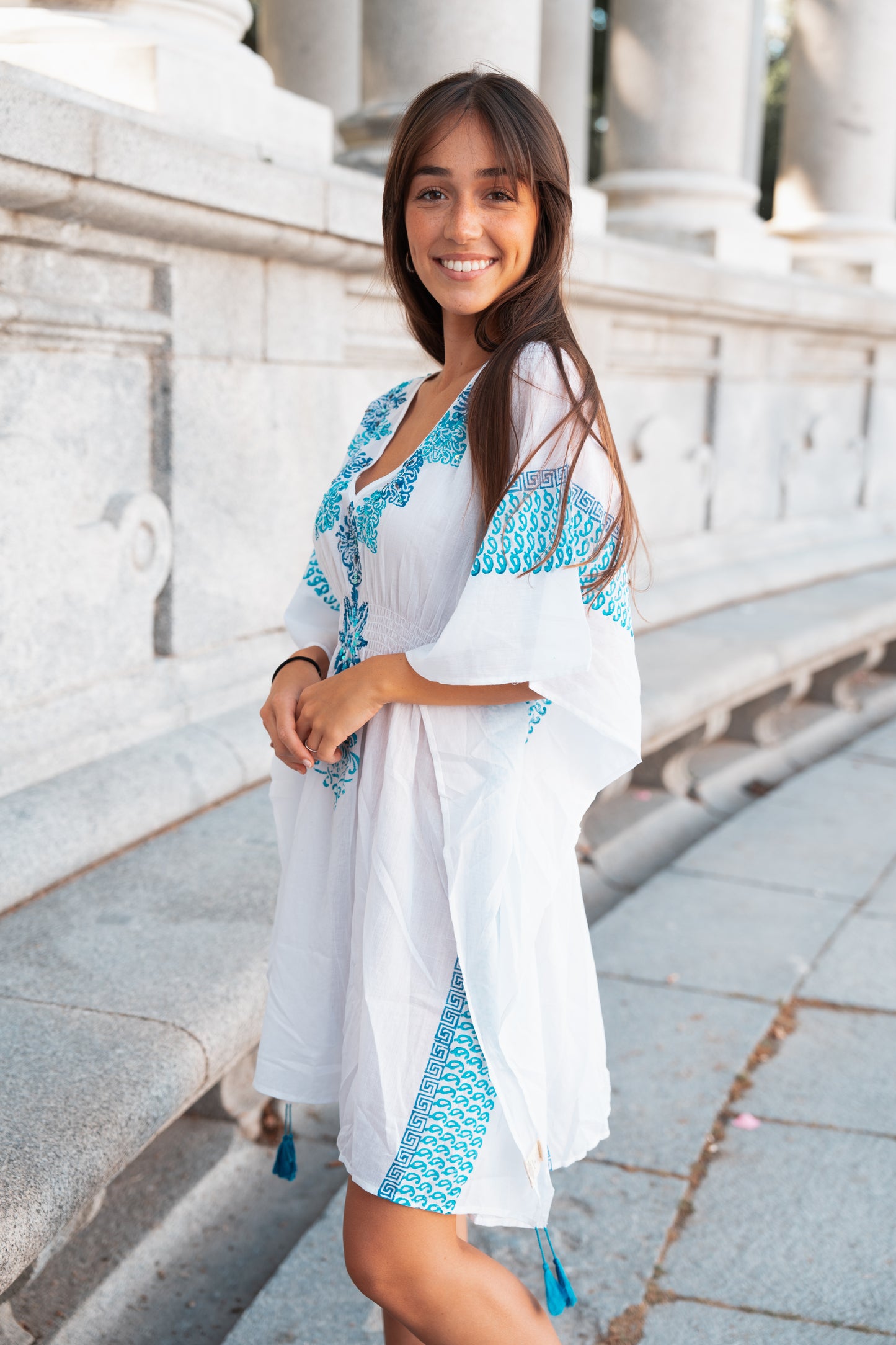 Santorini Azul: VZG Kaftan- Paquete de 2 (16€/Cada Unidad)