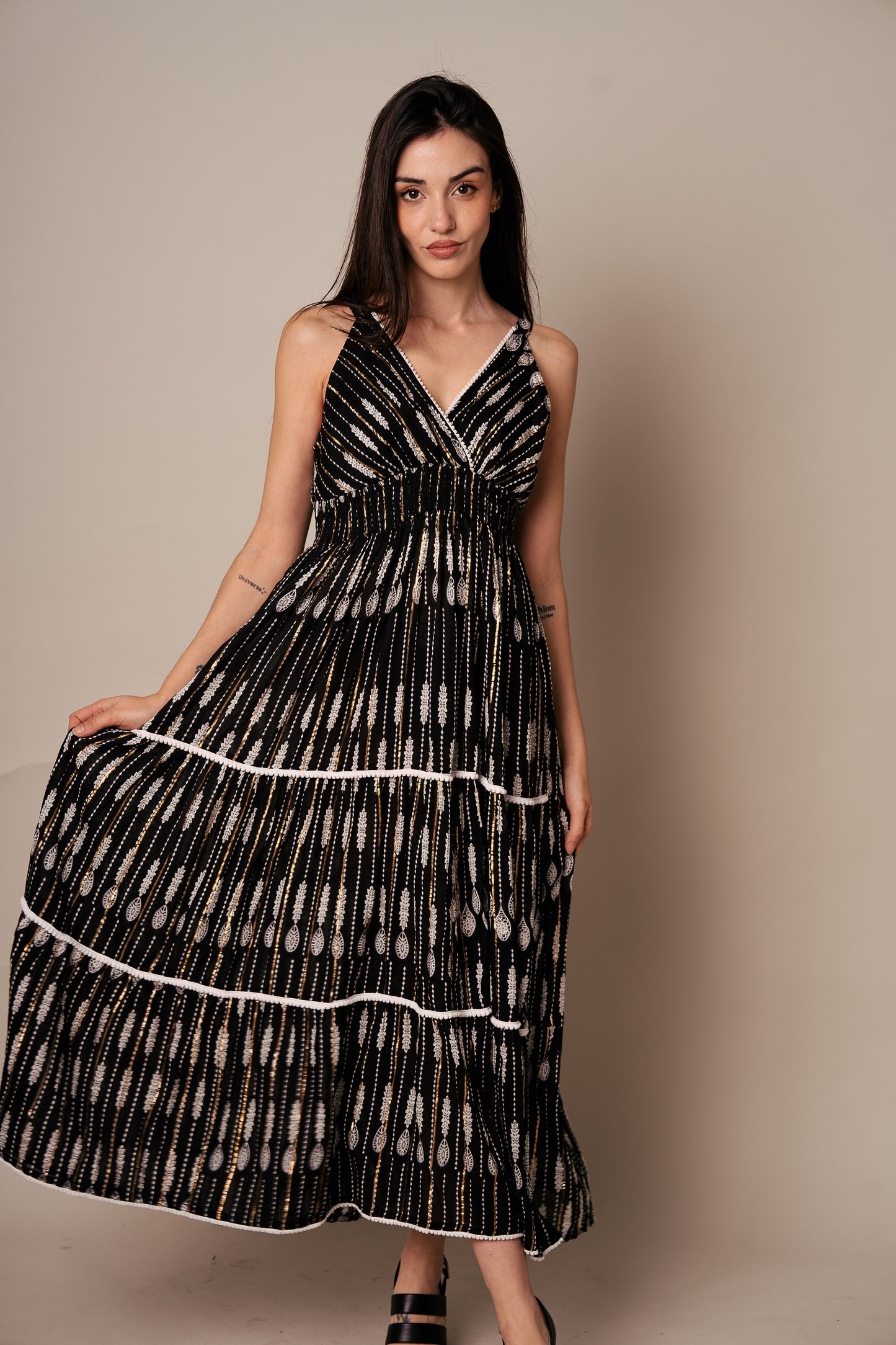 Vestido Ida Negro- Paquete de 3 (21€/Cada Unidad)