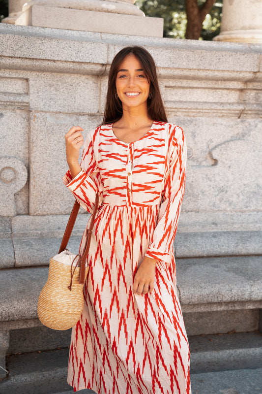 Ikat: Vestido KC Rojo