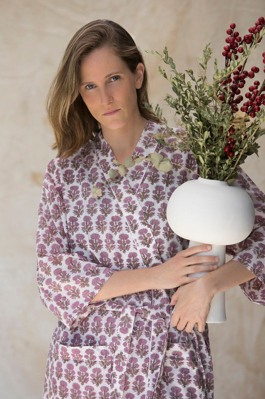 Kimono Flor Heliotropo- Paquete de 2 (14,5€/Cada Unidad)