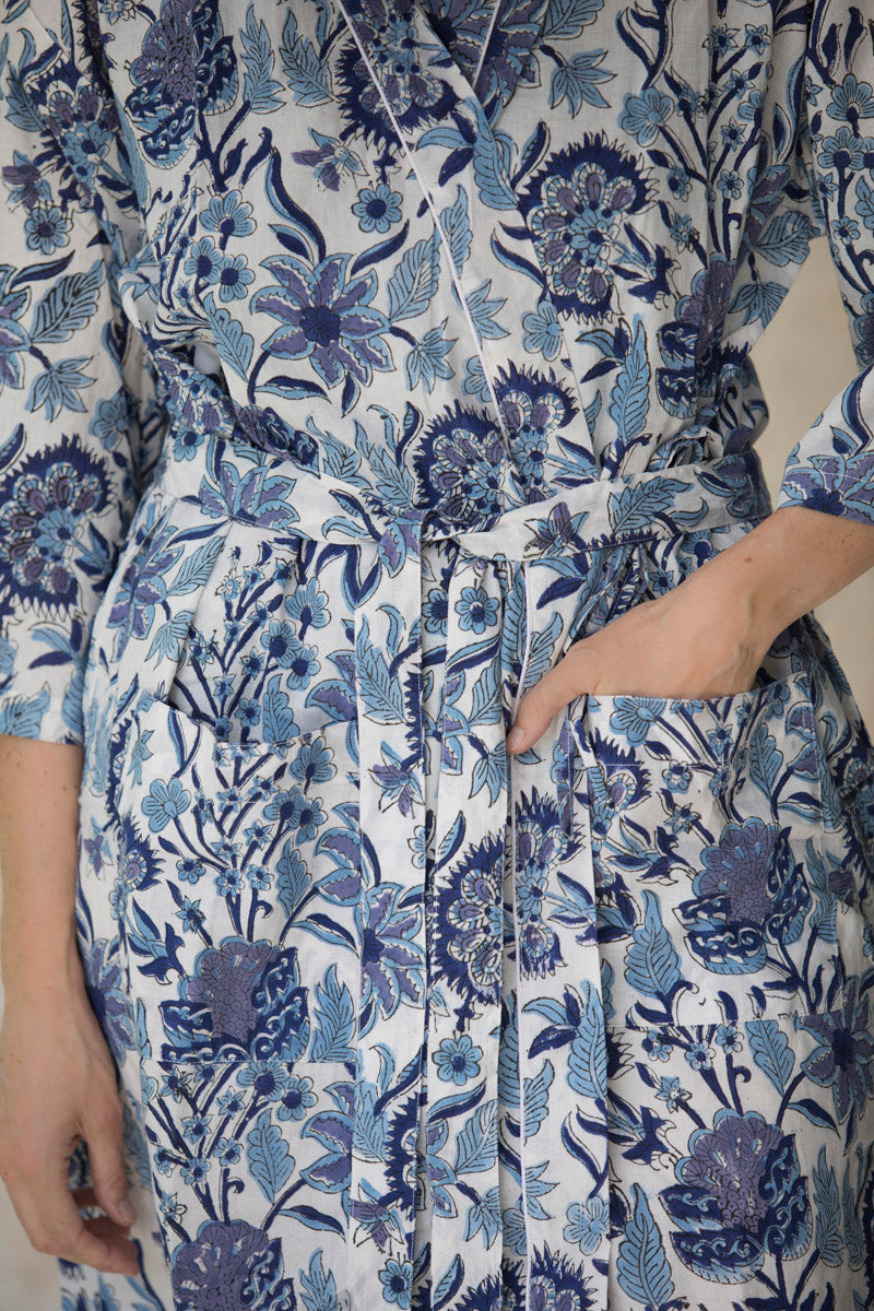 Kimono Flor Indigo- Paquete de 2 (14,5€/Cada Unidad)