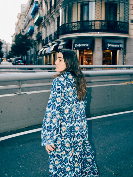 Ikat Azul: Vestido S11