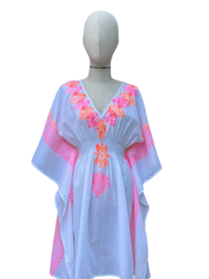 Santorini Naranja VZG Kaftan - Paquete de 2 (16€/Cada Unidad)
